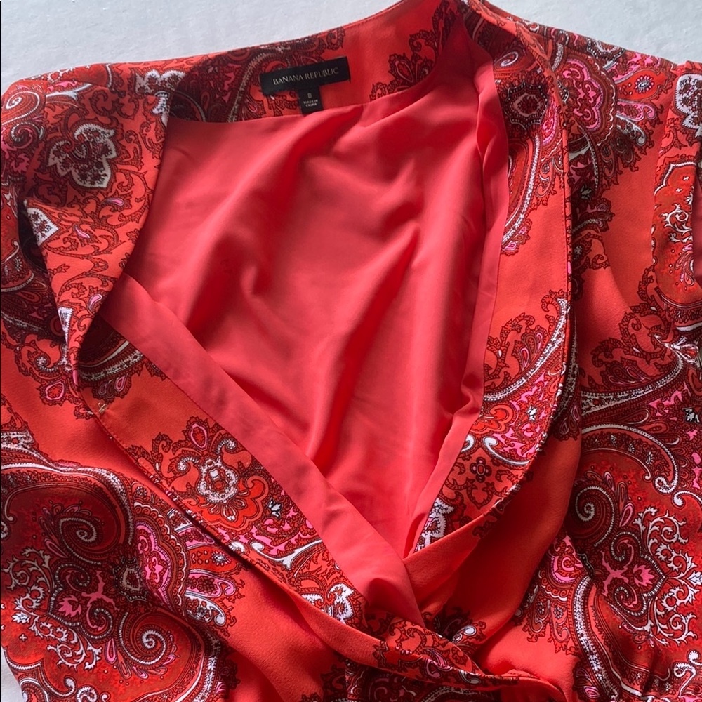 Banana Republic Red Sleeveless Sundress - Picture 7 of 10